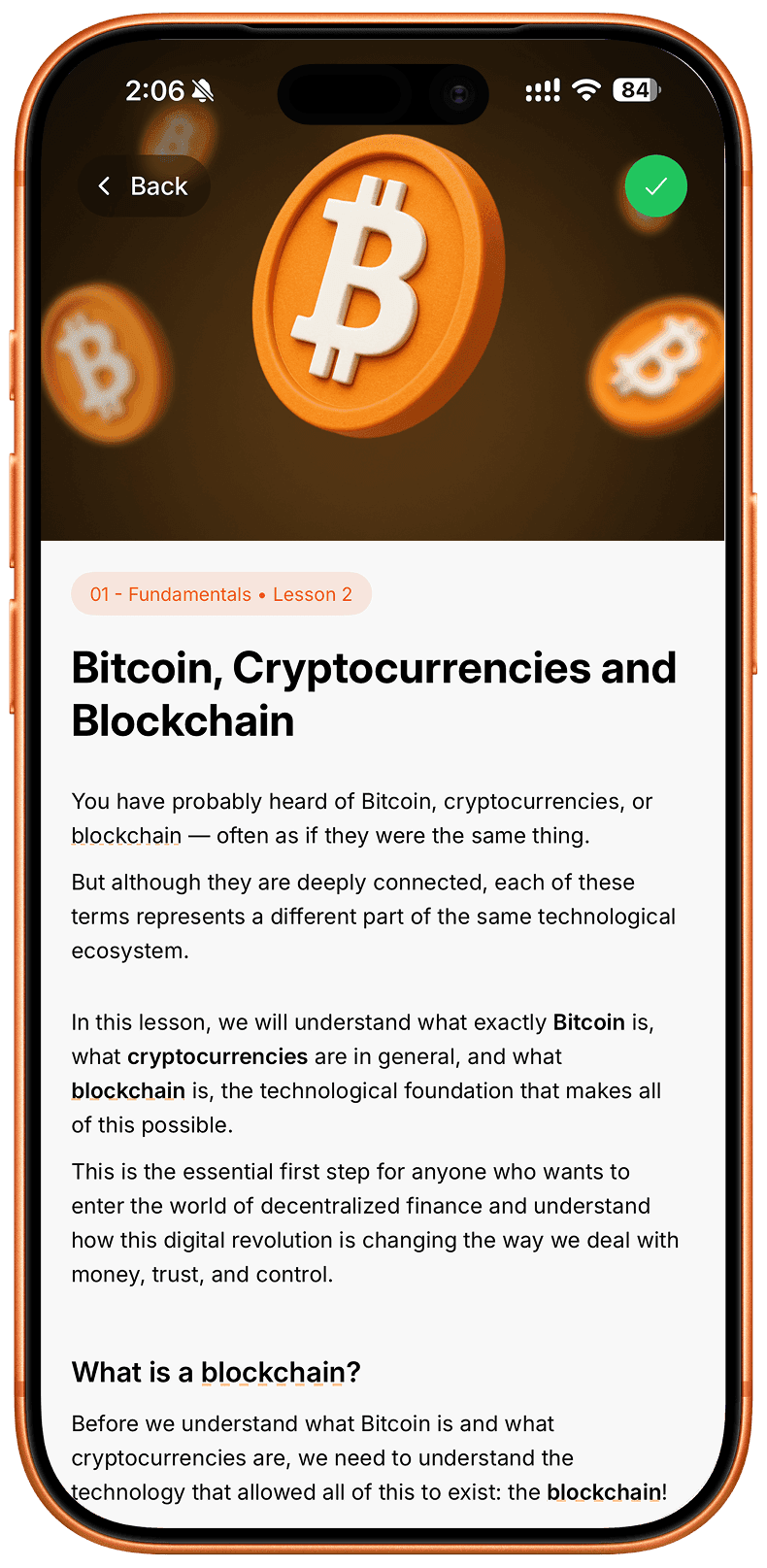 Crypto Bros free course screen
