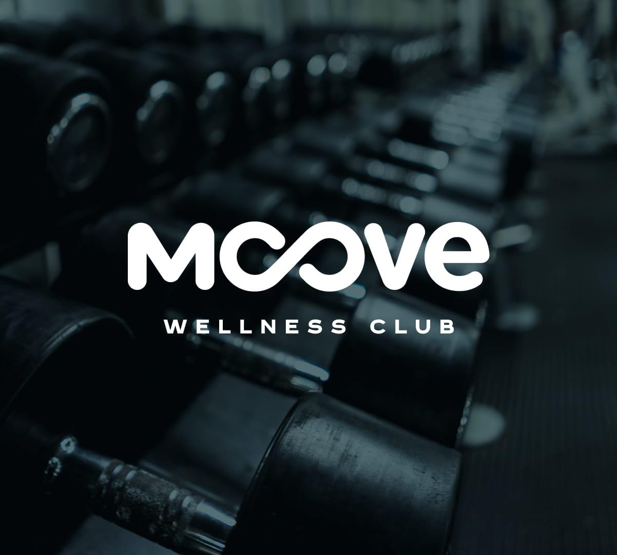 Moove monochrome logo lockup