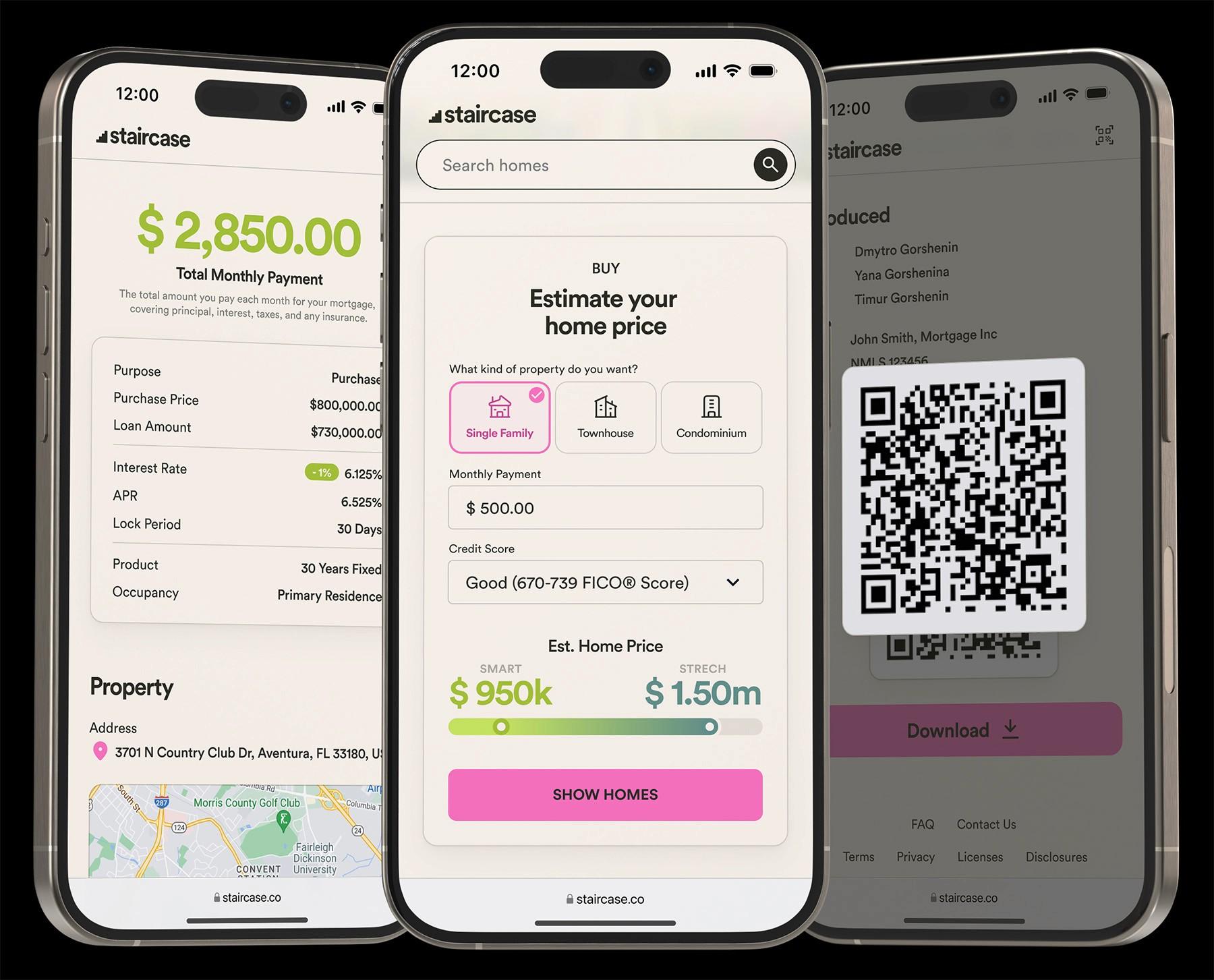 Rate Calculator and digital PreApproval letter