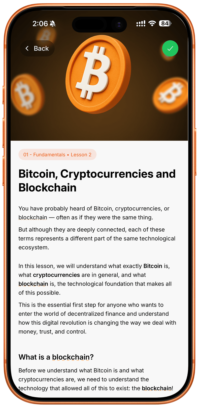 Crypto Bros free course screen